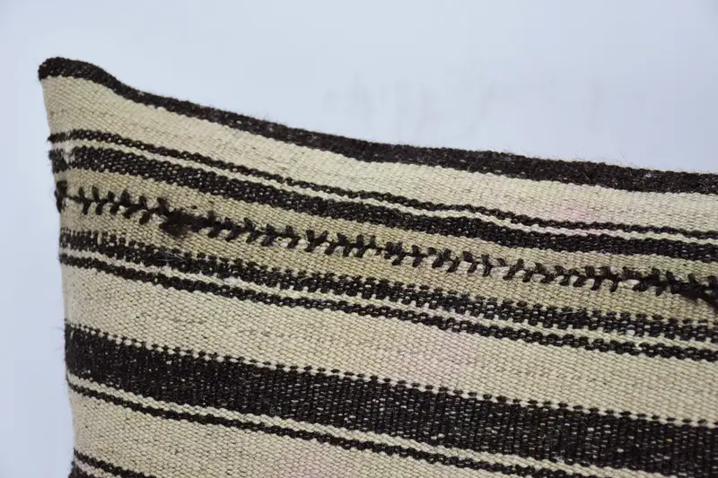Garden Pillow, 12x36 Beige Pillow Case, Pillow Case, Kilim Cushion Sham, Kilim Pillow Cover, Car Pillow Cover, Home Decor Pillow - 2