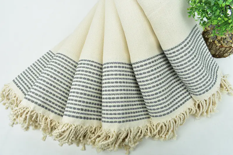 Bachelor Bachelorette Party Favors, Turkish towel, Peshtemal Towel USA, 70x36 Cotton Striped Towel, Best Beach Towel, Bridal Shower Favor - 4