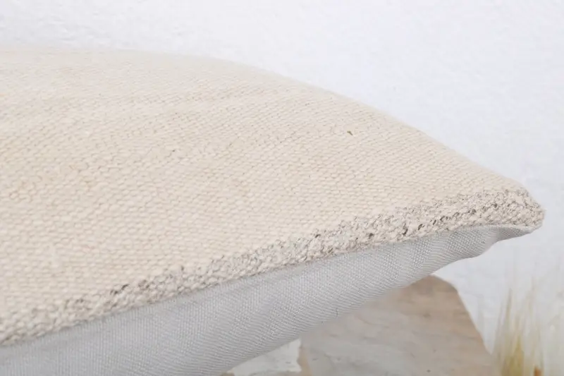 Turkish Kilim Pillow, Kilim Cushion Sham, Pillow Cover, Luxury Pillow, Pet Pillow Sham, Boho Pillow Sham Cover, 12x20 White Cushion Cover - 6