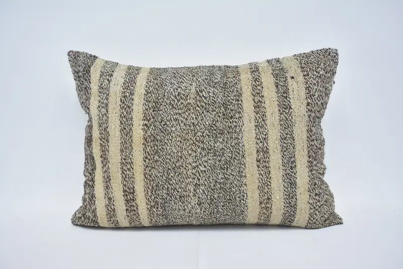 Geometric Embroidered Pillow, 20x28 Inches Decorative Pillow - 1