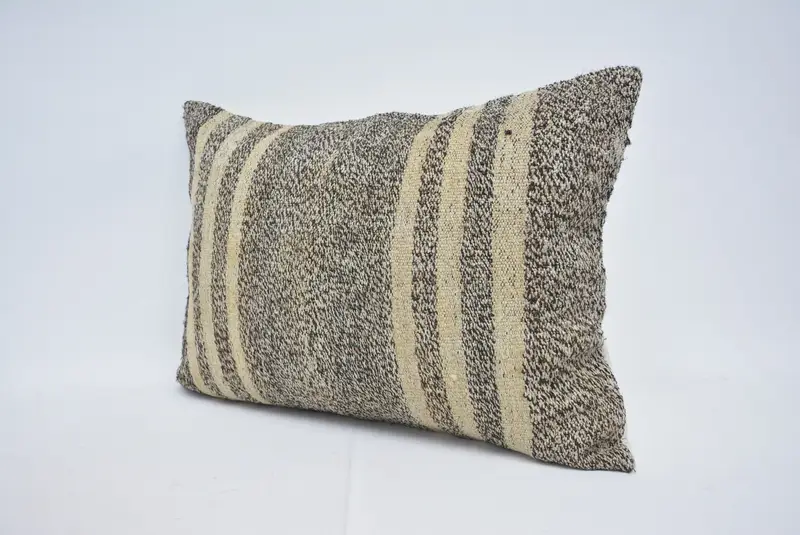 Geometric Embroidered Pillow, 20x28 Inches Decorative Pillow - 4