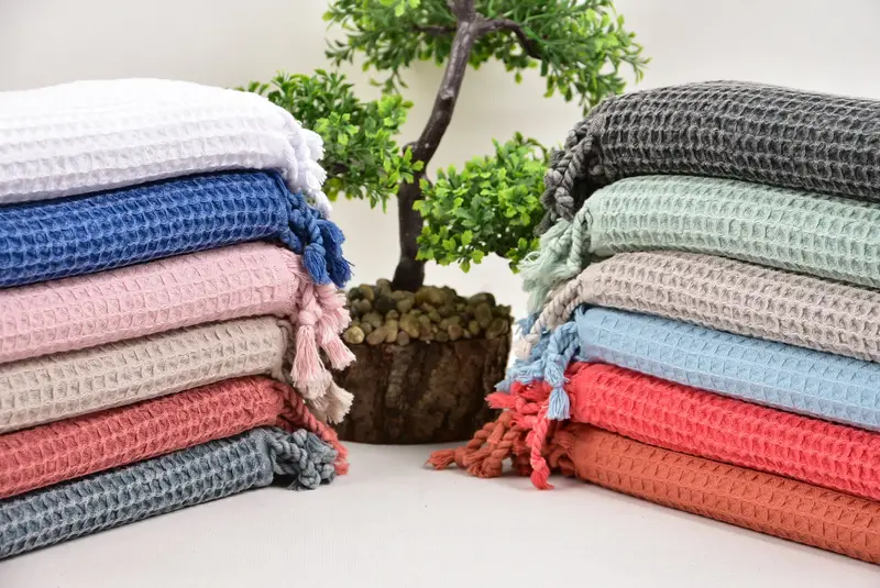 Bridesmaid Favors, Monogrammed Hand Towel, Gym Towel, Travel Towel, Bridesmaid Gifts, Monogram Hand Towel, Xmas Gifts, 40x20 Cotton Waffle Towel - 3