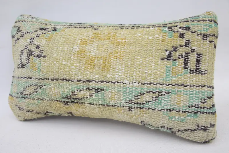 Home Decor Pillow, Kilim Cushion Sham, Kilim Rug Pillow Cover, Interior Designer Pillow, 8x16 Beige Pillow Cover, Pillow Cover - 3