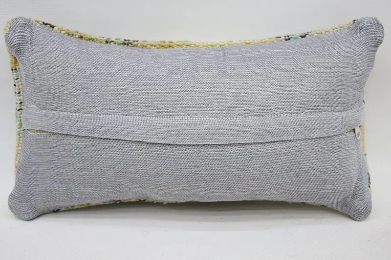 Home Decor Pillow, Kilim Cushion Sham, Kilim Rug Pillow Cover, Interior Designer Pillow, 8x16 Beige Pillow Cover, Pillow Cover - 6