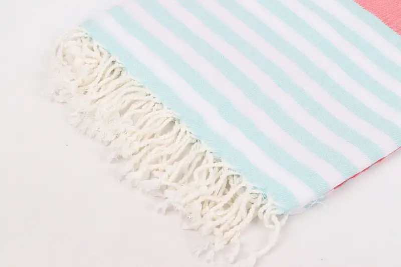Turkish towel, Personalized Wedding Gift, 70x40 Cotton Striped Towel, Turkish beach towel with fringe, Custom Beach Towels, Grandma Gift, Bath towel - 7