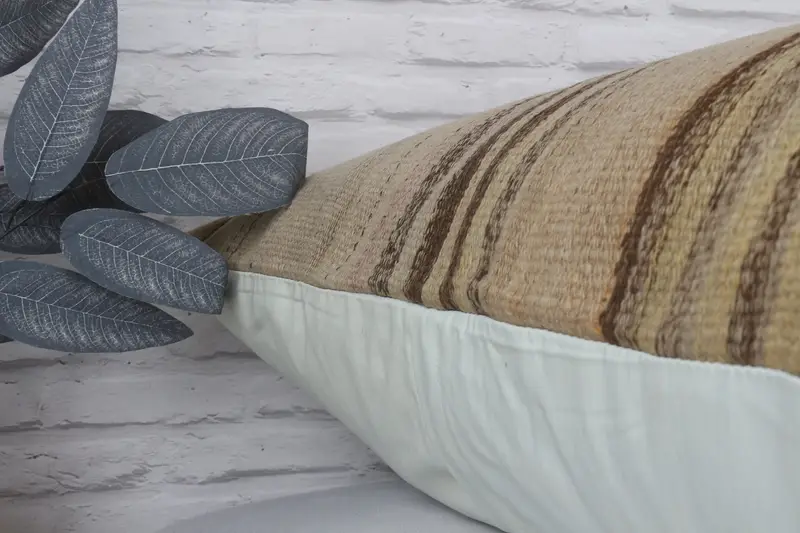 Retro atma yastık kılıfı, at klim yastığı, Kilim yastığı kapağı, rahat atma yastık kapağı, Kilim yastığı, 32x32 bej yastık kapağı, yastık örtüsü - 8