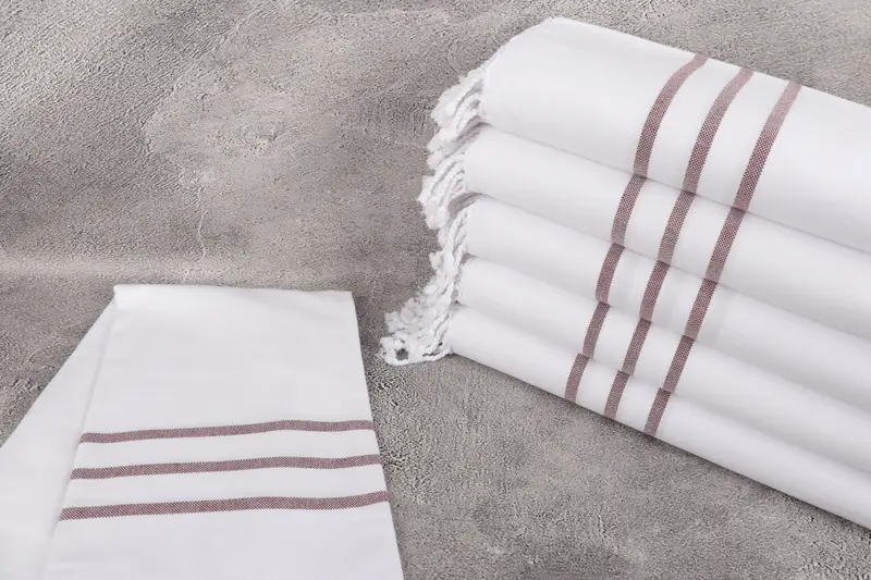 Best Friend Gift, Soft towel, Yoga Towel, Halloween Gifts, Lightweight towel, Soft and absorbent Turkish towel, 70x40 Cotton Striped Towel - 2