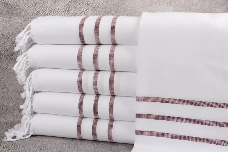 Best Friend Gift, Soft towel, Yoga Towel, Halloween Gifts, Lightweight towel, Soft and absorbent Turkish towel, 70x40 Cotton Striped Towel - 1