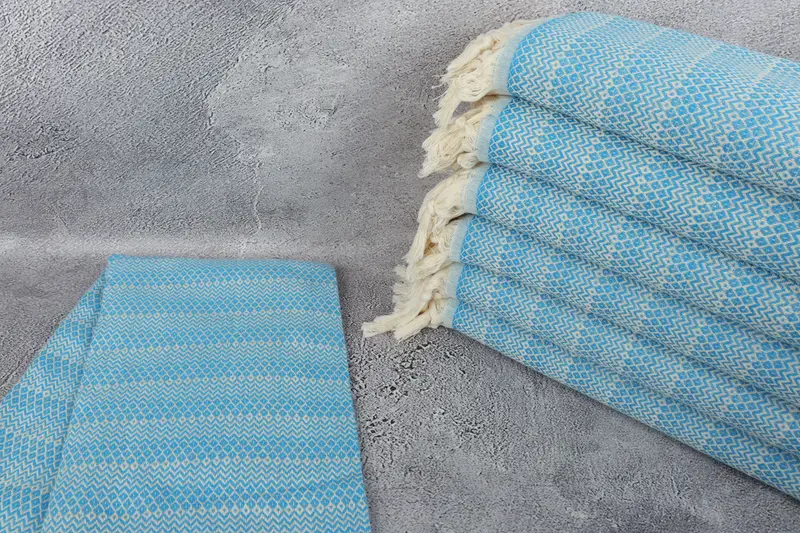 Personalized Gift, 70x38 Cotton Diamond Towel, Turkish beach towel, Home Decor Gifts, Best Friend Christmas Gift, Organic Towel, Beach Wedding Favor - 2