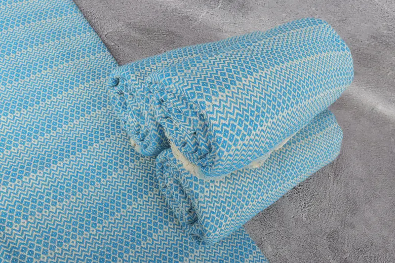 Personalized Gift, 70x38 Cotton Diamond Towel, Turkish beach towel, Home Decor Gifts, Best Friend Christmas Gift, Organic Towel, Beach Wedding Favor - 7