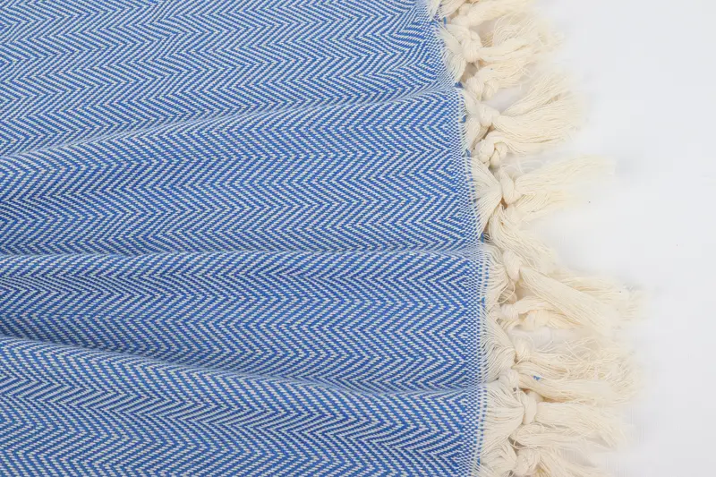 70x40 Cotton Herringbone Towel, Thin towel, Handmade Gift, Personalized Gifts, Soft and absorbent Turkish towel, Wedding Towel, Large Turkish Towel - 8