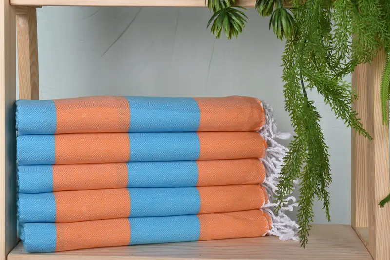 Absorbent Turkish towel, Turkish bath towel for spa, Hammam towel, Peshtemal, Girls Weekend Favors, Cotton towel, 70x40 Cotton Striped Towel - 2