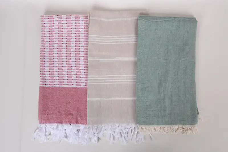 Travel towel, Customized Towels, Bachelorette Party Gift, Yoga Towel, Organic towel, Handmade Turkish hammam towel, 70x40 Cotton Set of 8 Towel - 7
