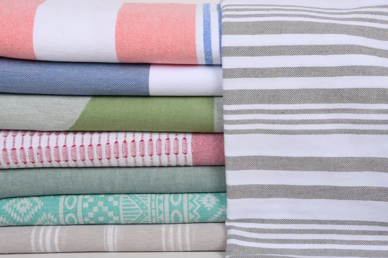 Travel towel, Customized Towels, Bachelorette Party Gift, Yoga Towel, Organic towel, Handmade Turkish hammam towel, 70x40 Cotton Set of 8 Towel - 1