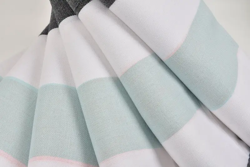Quick-dry towel, 70x40 Cotton Striped Towel, Birthday Gift, Pool Towels, Fringed Turkish peshtemal beach towel USA, Bridesmaid Gift, Peshtemal Towel - 5