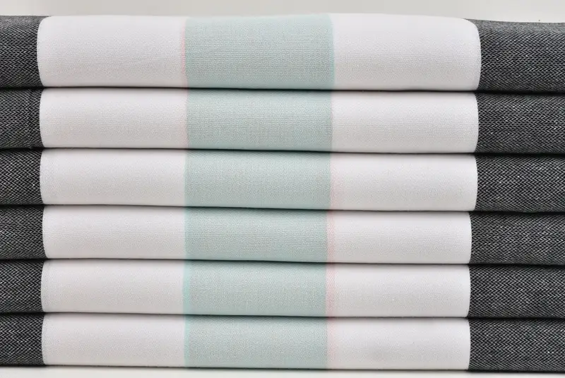 Quick-dry towel, 70x40 Cotton Striped Towel, Birthday Gift, Pool Towels, Fringed Turkish peshtemal beach towel USA, Bridesmaid Gift, Peshtemal Towel - 2