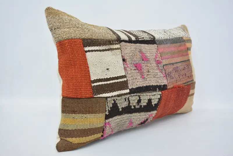 Vintage Pillow, Pillow for Couch, Cushion Case, Customized Cushion Cover, 16x24 Beige Cushion Case, Boho Pillow Sham Cover - 3