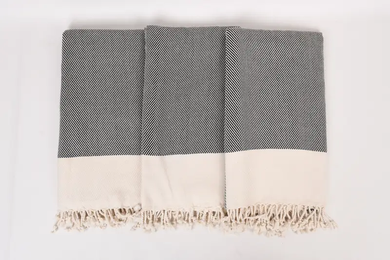 Housewarming Gift, Organic Turkish towel, Gift For Boyfriend, Beach Towel Bulk, Custom Wedding Towel, Wedding Favors, 70x40 Cotton Striped Towel - 7