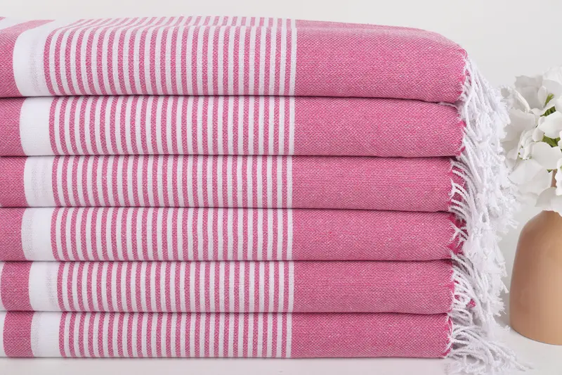 Holiday Towel, Luxury Turkish Bath Towel, 70x40 Cotton Striped Towel, Personalized Gifts, Organic towel, Bridal Shower Favor, Lightweight towel - 3