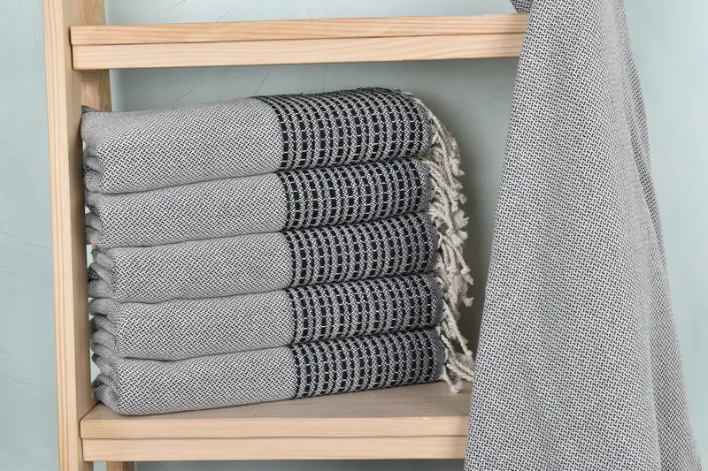 70x36 Cotton Striped Towel, Spa Gift, Beach Towel Monogram, Personalized Gift, Spa Towel, Personalized Gifts, Monogram Towels, Bridal Shower Favors - 2