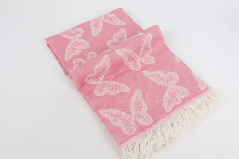 Bachelorette Party Items, 68x36 Cotton Butterfly Pattern Towel, Gym Towel, Baby Boy Gift, Custom Beach Towel, Monogram Beach Towel, Peshtemal Towel - 7