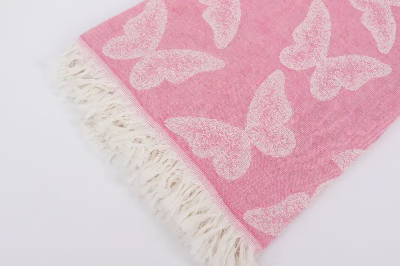 Bachelorette Party Items, 68x36 Cotton Butterfly Pattern Towel, Gym Towel, Baby Boy Gift, Custom Beach Towel, Monogram Beach Towel, Peshtemal Towel - 8
