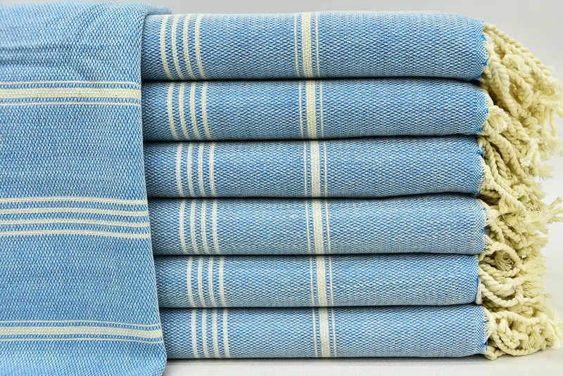 Housewarming Gift, Quick-dry peshtemal, 70x40 Cotton Striped Towel, Wedding Favors, Custom Beach Towels, Best Wedding Gift, Bachelor Party Favors - 1