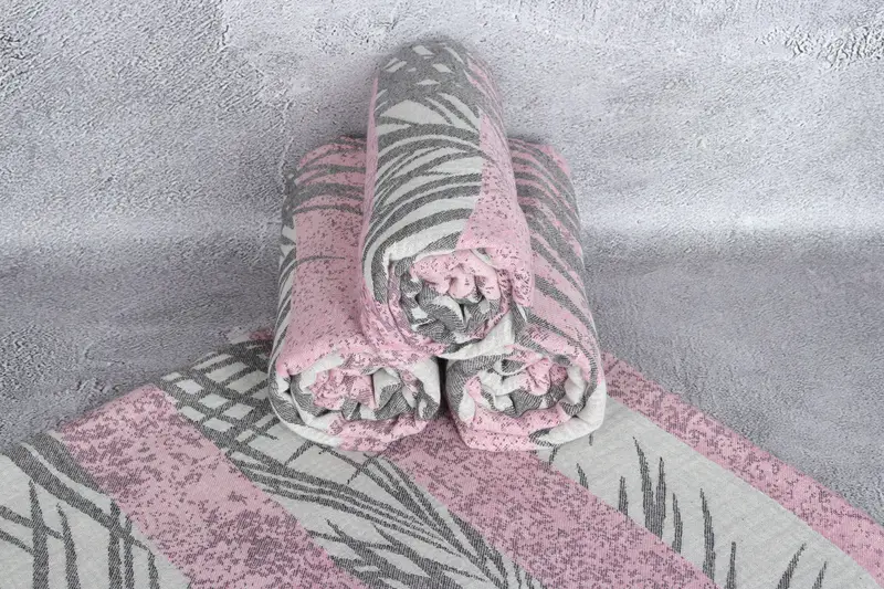 78x38 Cotton Floral Design Towel, Travel Towel, Quick-dry peshtemal, Gifts For Him, Customized Towels, Personalized Bridesmaid Gift, Summer Towel - 8