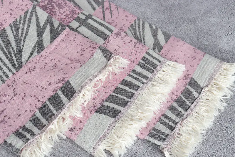78x38 Cotton Floral Design Towel, Travel Towel, Quick-dry peshtemal, Gifts For Him, Customized Towels, Personalized Bridesmaid Gift, Summer Towel - 6