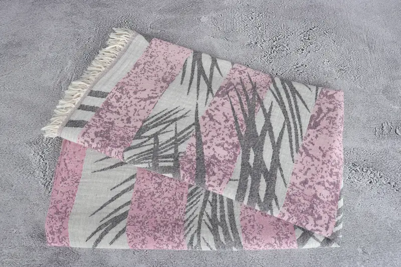 78x38 Cotton Floral Design Towel, Travel Towel, Quick-dry peshtemal, Gifts For Him, Customized Towels, Personalized Bridesmaid Gift, Summer Towel - 7