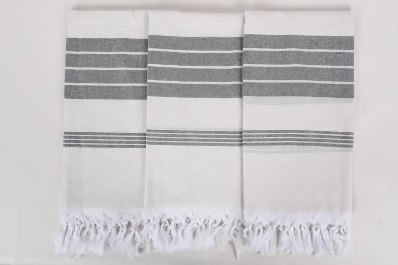Xmas Gifts, Miami Bachelorette Party Favors, Kids Beach Towel, Quick-dry peshtemal, Luxury towel, Bridal Shower Gift, 68x36 Cotton Striped Towel - 7