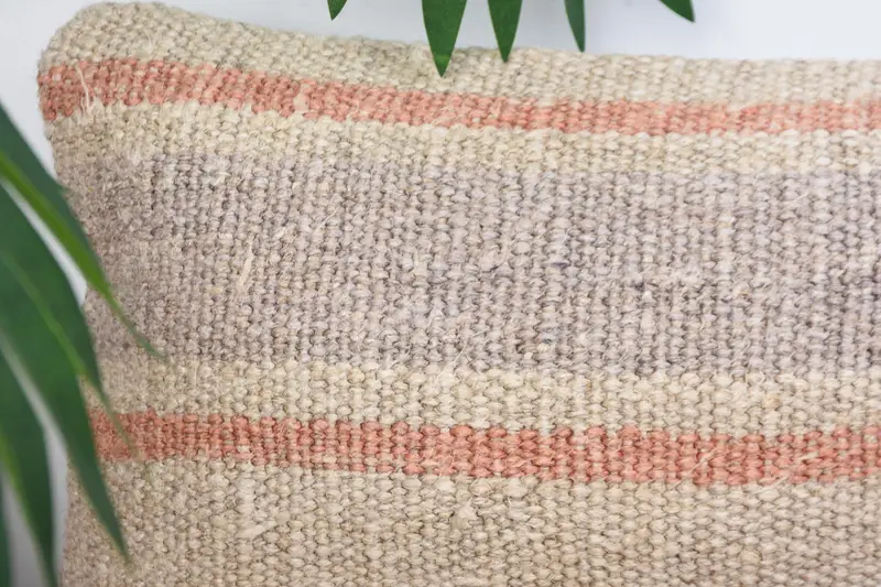 Retro Pillow Cover, Vintage Kilim Pillow, Authentic Pillow Case, Pillow Cover, Vintage Pillow, Vintage Kilim Throw Pillow, 8x16 Beige Pillow Case - 2