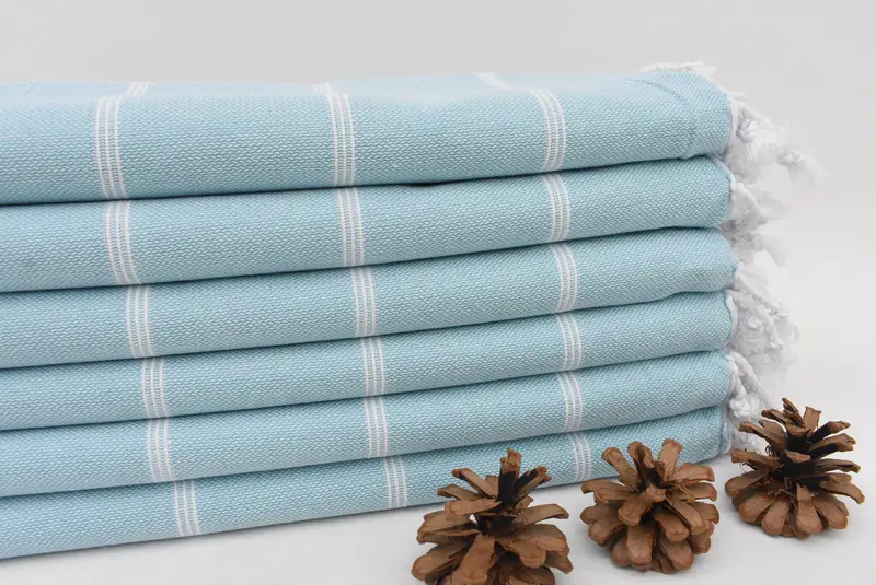Best Friend Gift, Custom Beach Towel, Beach Towel Monogram, Best Friend Christmas Gift, Sand-resistant towel, 70x40 Cotton Striped Towel - 2