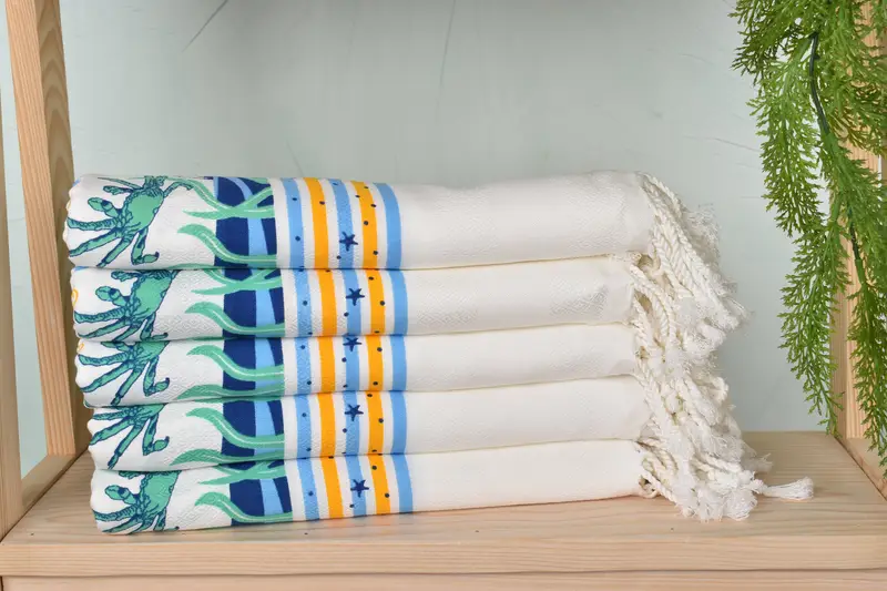 Turkish towel, Bridesmaid Gift Towel, 70x40 Cotton Summer Patterned Towel, Engagement Gift, Personalized Bridesmaid Gift, Turkish Towel Beach Towel - 3