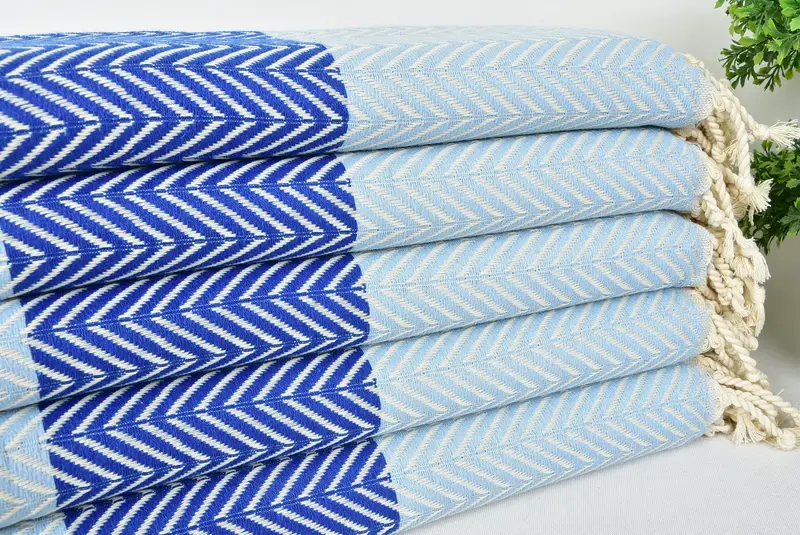 Bridal Shower Favors, Quick-dry peshtemal, Hammam Towel USA, Gift Boxes Towel, 70x40 Cotton Chevron Towel, Wedding Anniversary Gift, Cotton towel - 3