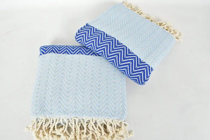 Bridal Shower Favors, Quick-dry peshtemal, Hammam Towel USA, Gift Boxes Towel, 70x40 Cotton Chevron Towel, Wedding Anniversary Gift, Cotton towel - 6