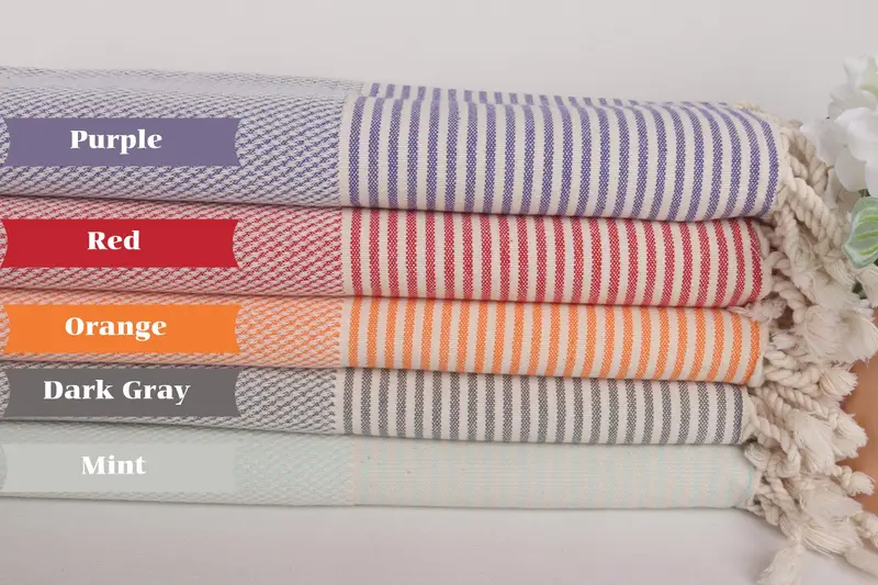 Soft towel, Embroidered Beach Towel, Personalized Gifts, Gym Towel, Custom Bath Towel, 70x36 Cotton Striped Towel, Gift For Bride, Bridesmaid Gifts - 1