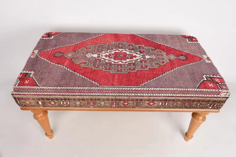 Modüler Kilimden Esinlenen Osmanlı Seti, Türk Yün Karışımlı Kanepe Osmanlı