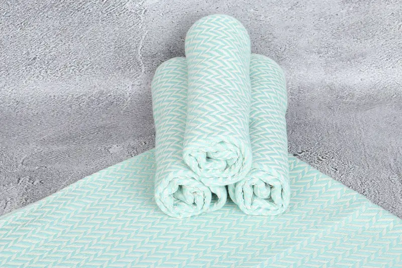 Anniversary Gift For Her, 36x18 Cotton Chevron Towel, Towel With Name, Spa Towel, Turkish Tea Towel, Monogram Kitchen Towel, Monogrammed Hand Towel - 7