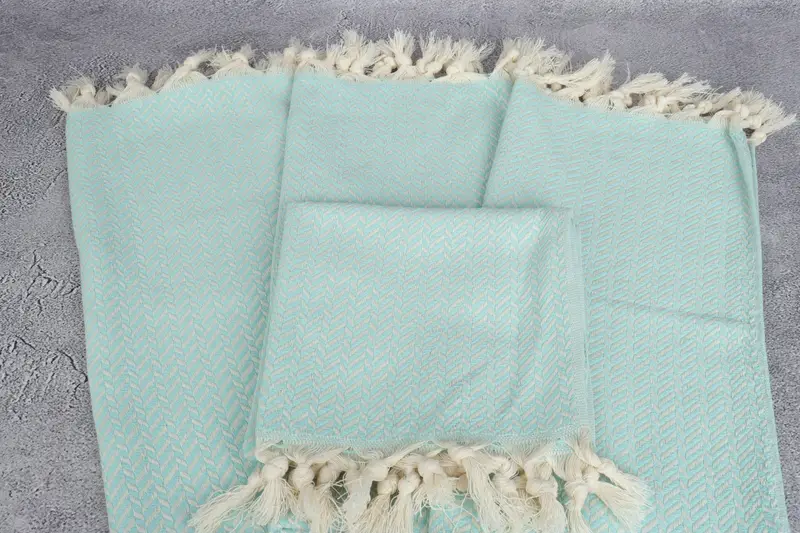 Anniversary Gift For Her, 36x18 Cotton Chevron Towel, Towel With Name, Spa Towel, Turkish Tea Towel, Monogram Kitchen Towel, Monogrammed Hand Towel - 4