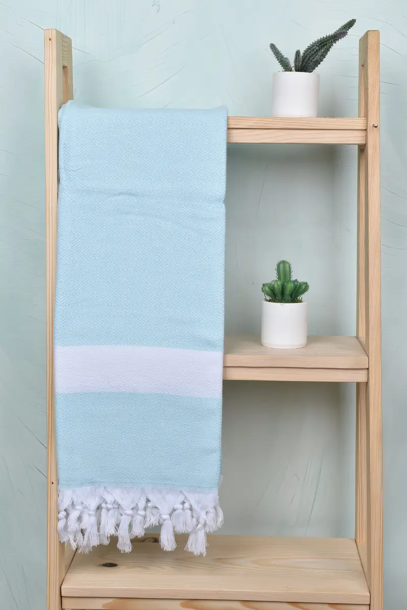 70x40 Cotton Diamond Towel, House Warming Gift, Quick-dry towel, Turkish Towel Set, Embroidered Beach Towel, Lightweight Turkish towel, Travel towel - 8