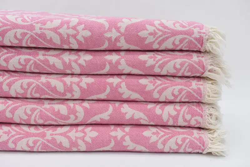 Handwoven Turkish bath towel, 68x36 Cotton Baroque Towel, Bridal Shower Favors, Birthday Gift, Bridal Shower Gift, Monogrammed Beach Towel