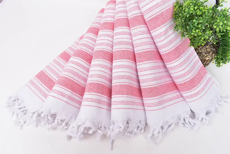 Fringed Turkish peshtemal beach towel USA, Embroidery Towel, Spa Towel, Custom Towel, House Warming Gift, Turkish beach towel, Quick-dry peshtemal - 4
