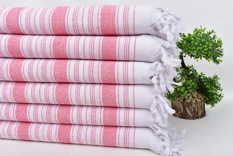 Fringed Turkish peshtemal beach towel USA, Embroidery Towel, Spa Towel, Custom Towel, House Warming Gift, Turkish beach towel, Quick-dry peshtemal - 3