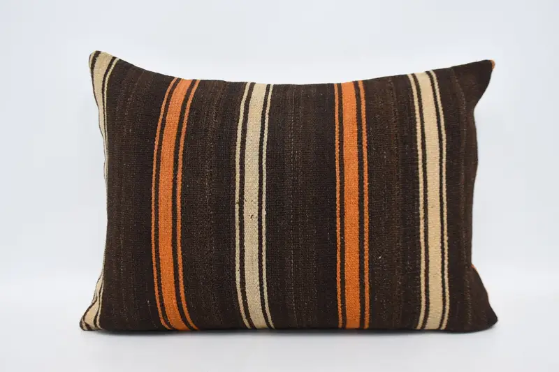 Boho Throw Cushion, Gift Pillow, Boho Pillow Sham Cover, Home Decor Pillow, Cushion Case, Yoga Cushion, 20x28 Brown Cushion Case, Boho Chic Pillow - 1