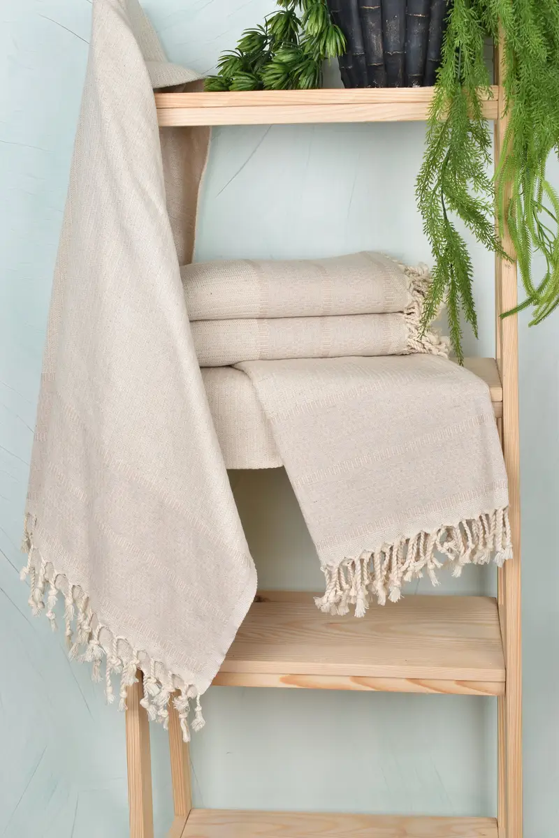 Summer Gift, Gift For Him, Beach Wedding Favor, Cotton towel, Organic Towel, Guest Towel, Peshtemal, 70x36 Linen Kilim Design Towel, Summer Towel - 5