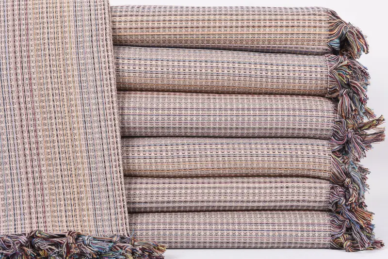 Organic Throw, Bachelorette Party Favors, 92x88 Cotton Geometric Towel, Boho Throw Blankets, Turkish Bedcover, Wedding Gift Ideas, Custom Blanket
