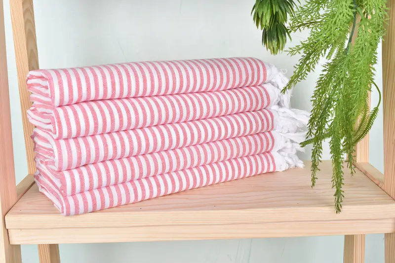 Gift Boxes Towel, Bachelorette Party Gift, Embroidered Towel, Bulk Order Towel, 68x36 Cotton Striped Towel, Bachelor Gifts, Sand-Resistant Peshtemal - 2