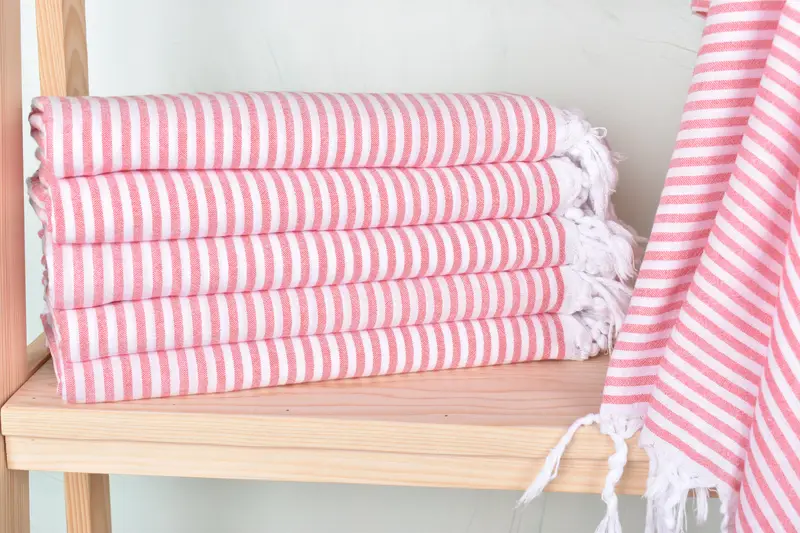 Gift Boxes Towel, Bachelorette Party Gift, Embroidered Towel, Bulk Order Towel, 68x36 Cotton Striped Towel, Bachelor Gifts, Sand-Resistant Peshtemal - 1