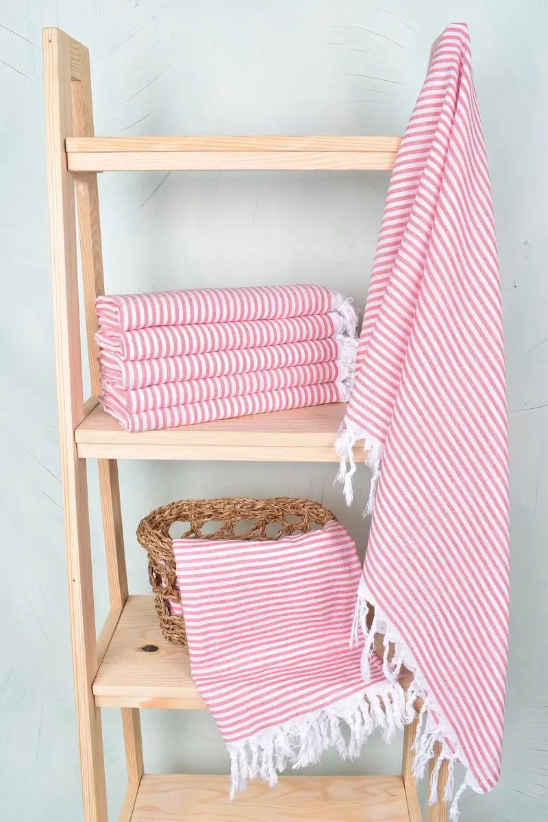 Gift Boxes Towel, Bachelorette Party Gift, Embroidered Towel, Bulk Order Towel, 68x36 Cotton Striped Towel, Bachelor Gifts, Sand-Resistant Peshtemal - 3